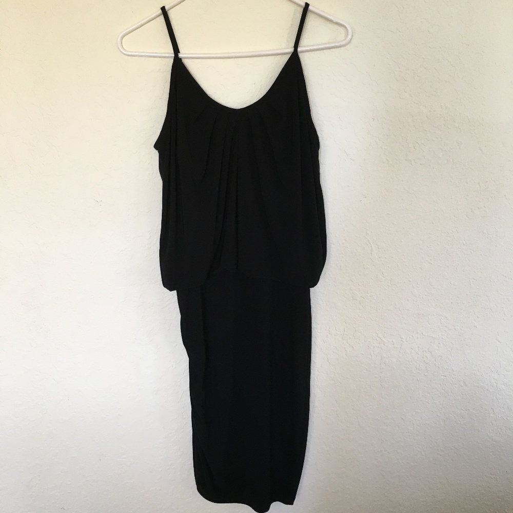 Last Tango black strap dress. Size M.